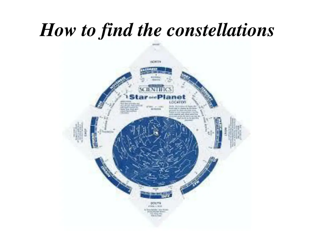 how to find the constellations