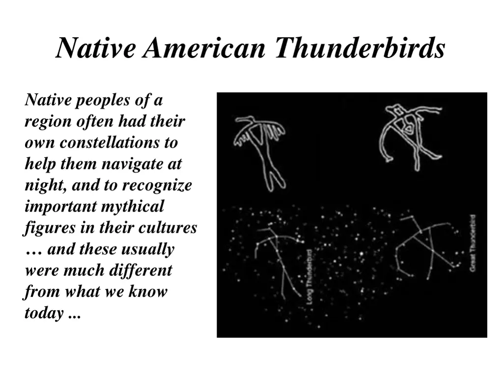 native american thunderbirds