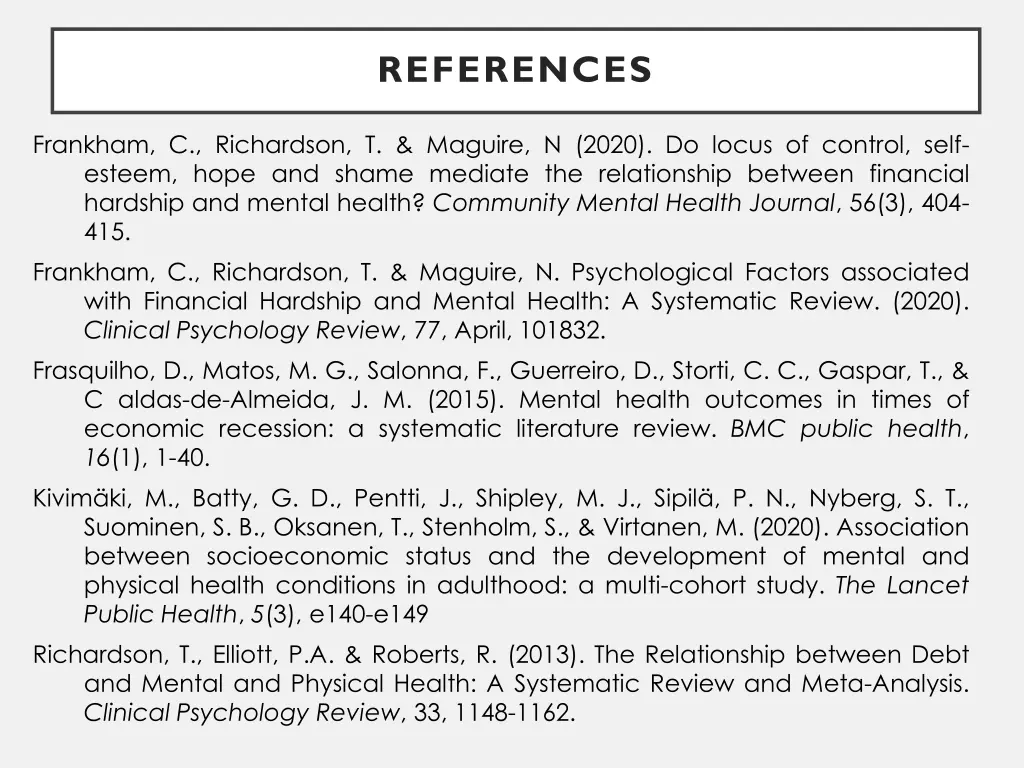 references