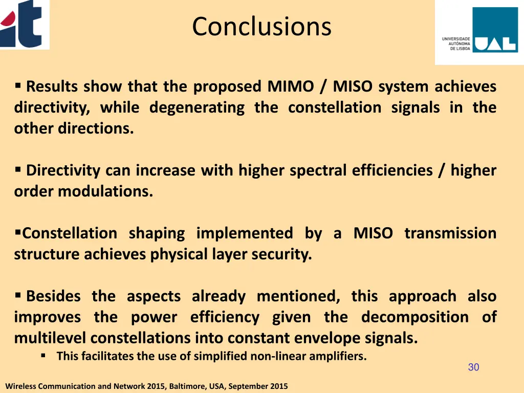 conclusions