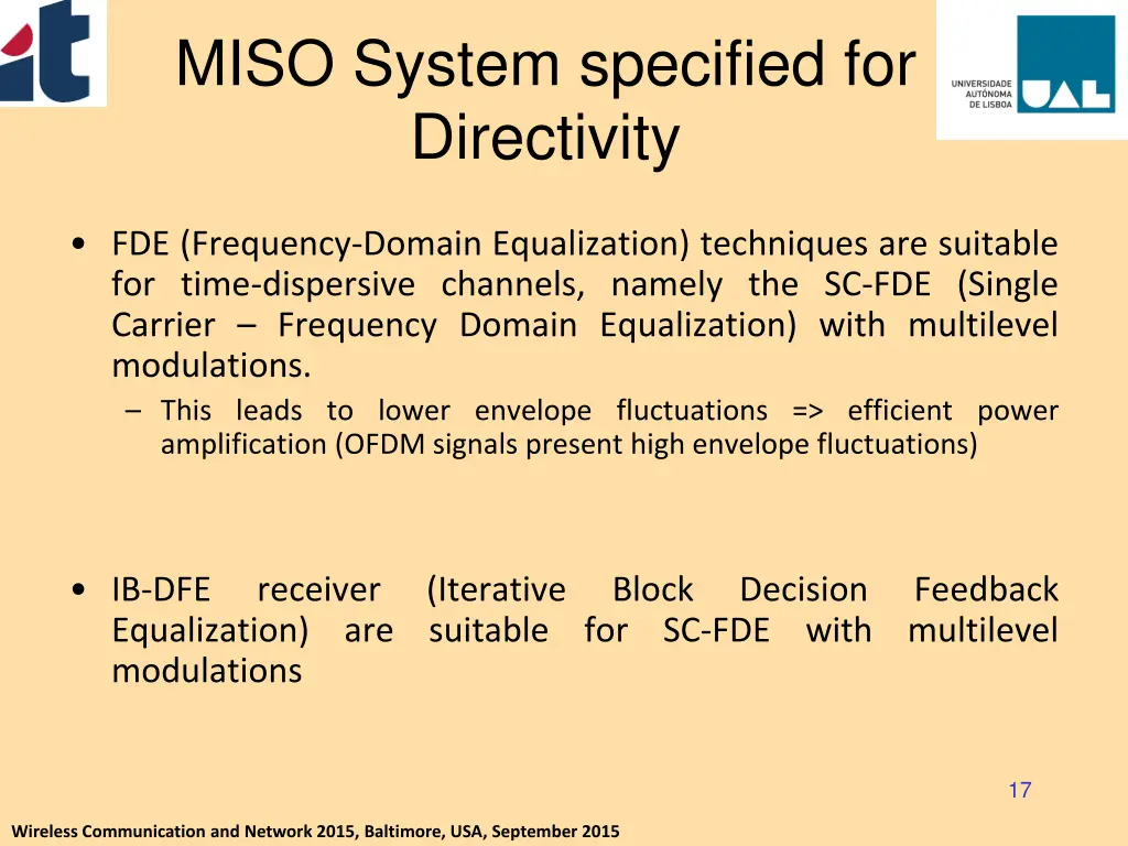 miso system specified for directivity 2