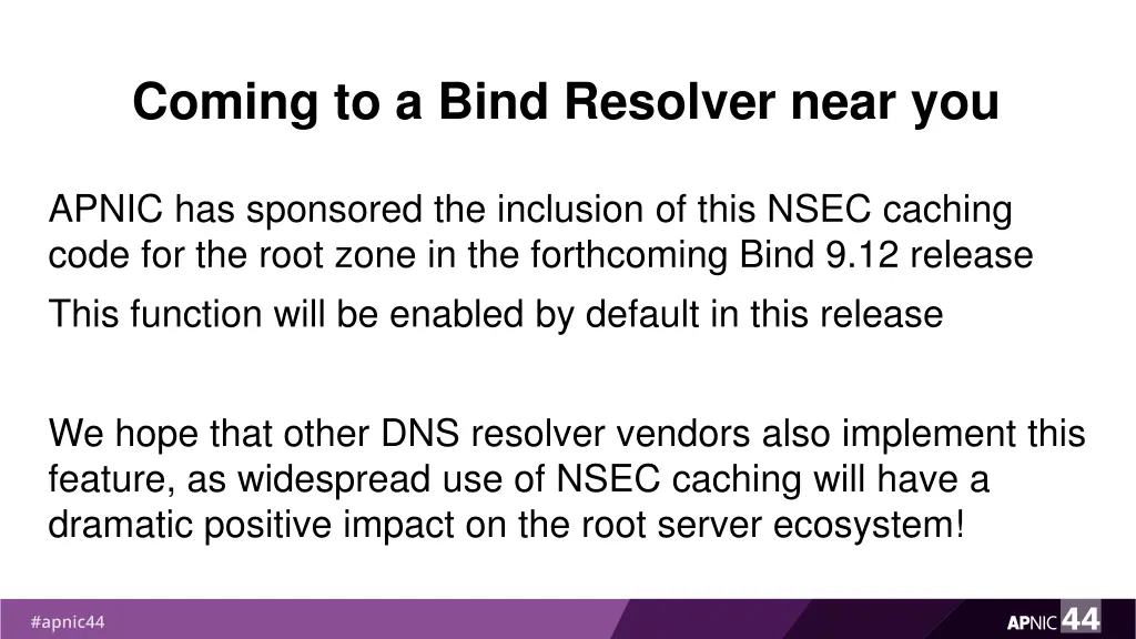 coming to a bind resolver near you