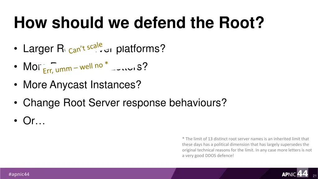 how should we defend the root 2