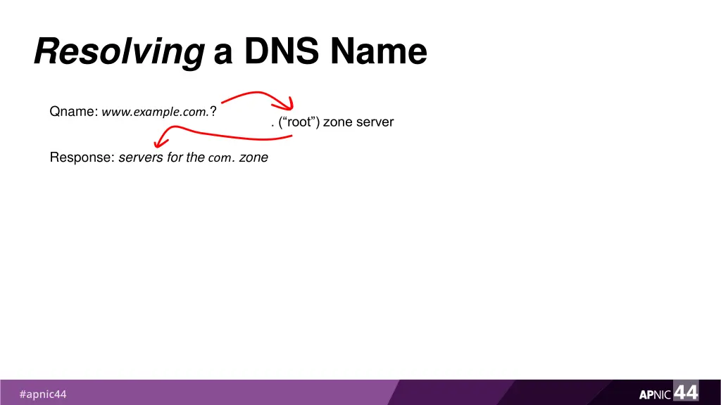 resolving a dns name 1