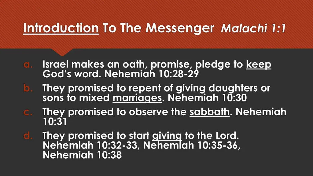 introduction to the messenger malachi 1 1 5