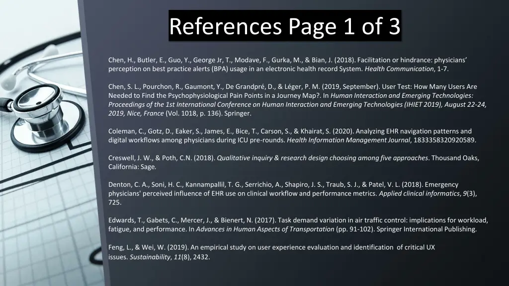 references page 1 of 3