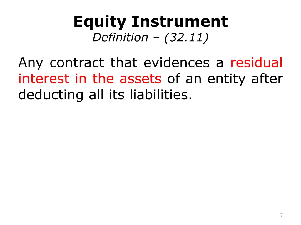 equity instrument definition 32 11