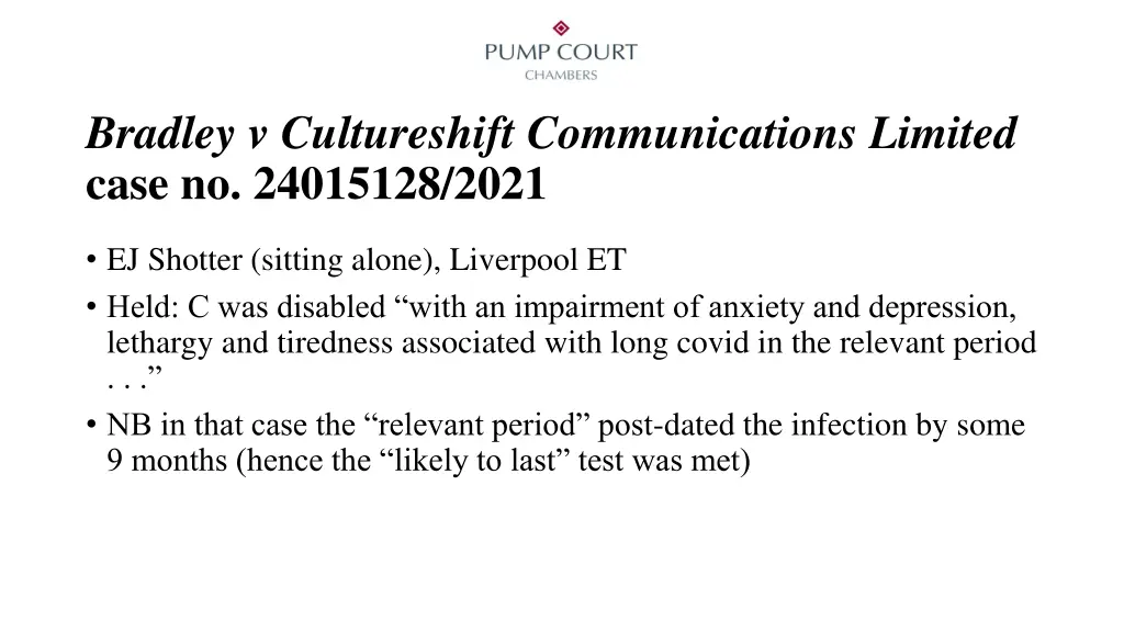 bradley v cultureshift communications limited