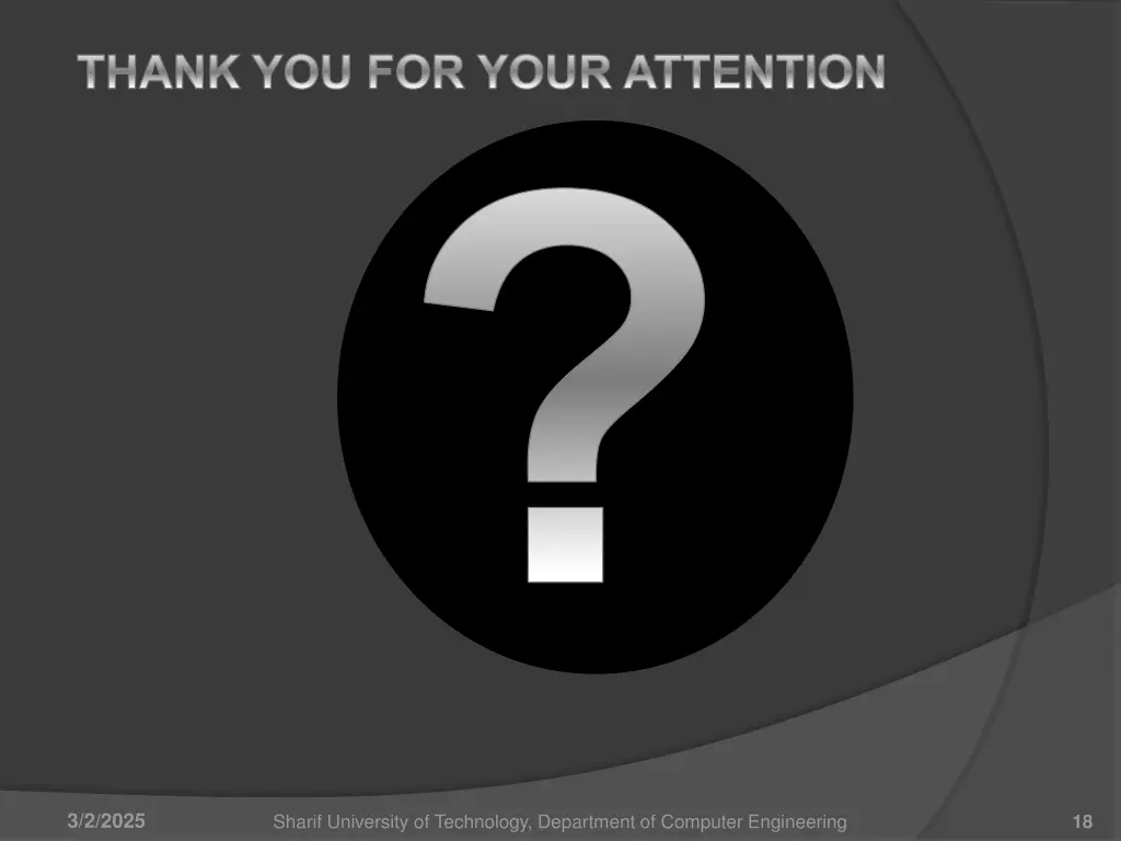 thank you for your attention
