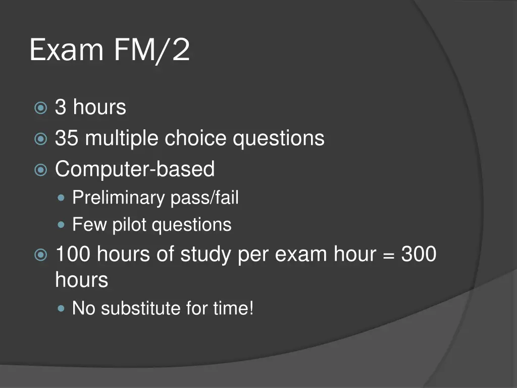 exam fm 2