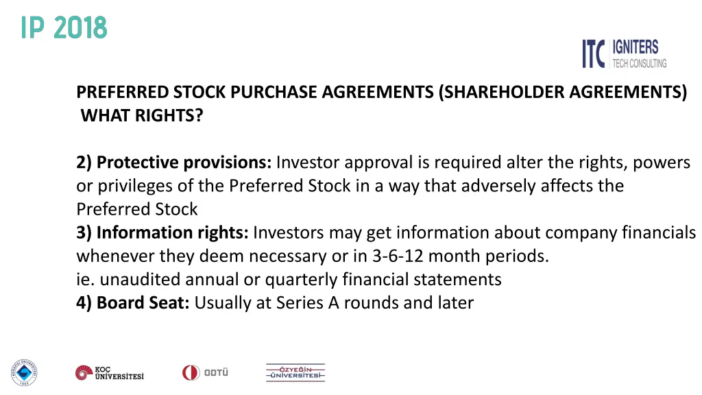 preferred stock purchase agreements shareholder 1