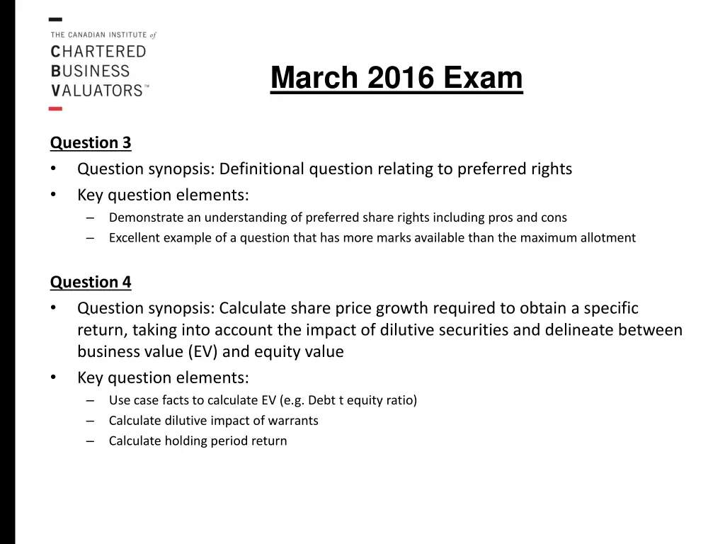 march 2016 exam 2