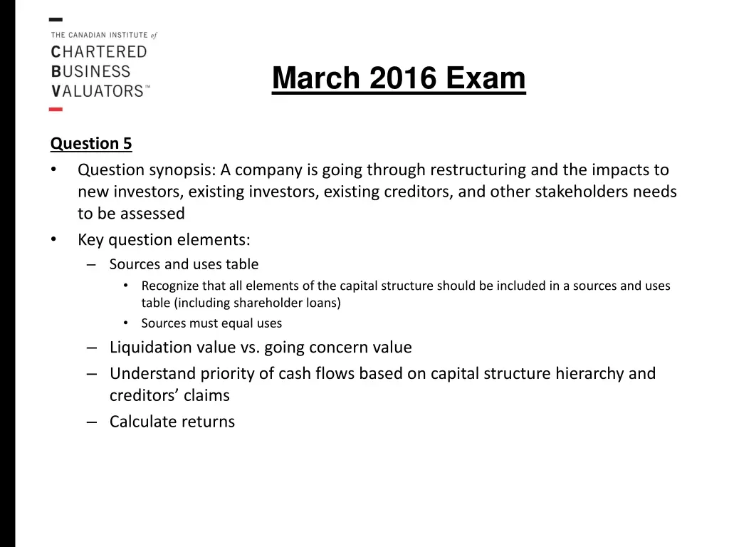 march 2016 exam 3