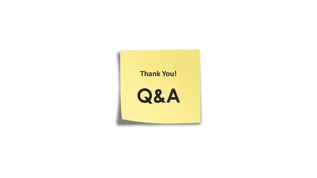 thank you q a