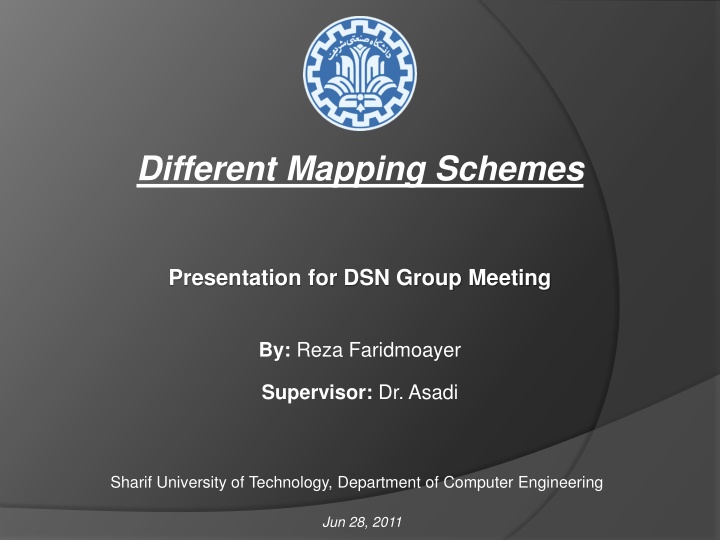 different mapping schemes