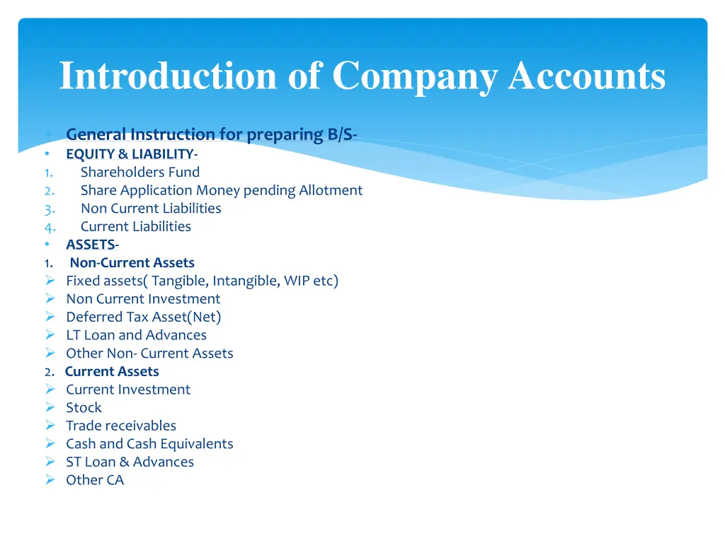 introduction of company accounts 3