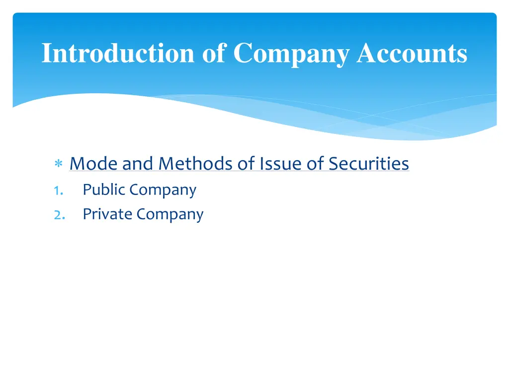 introduction of company accounts 4