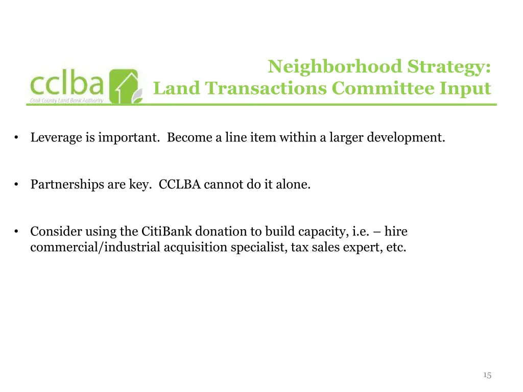 neighborhood strategy 1