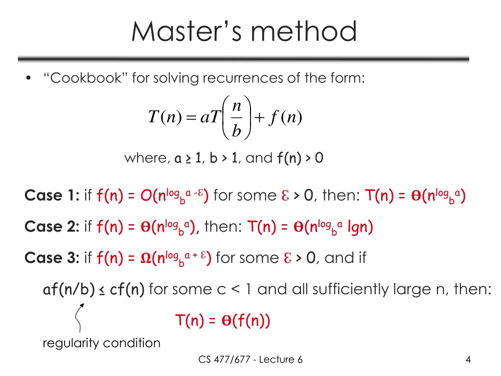 master s method 1