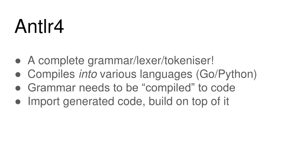 antlr4