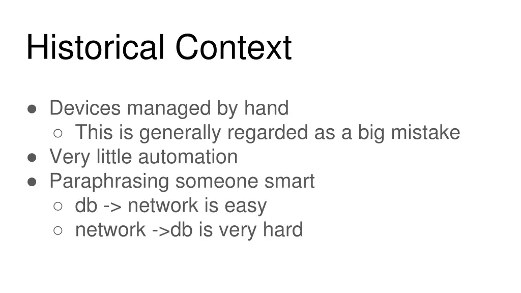 historical context