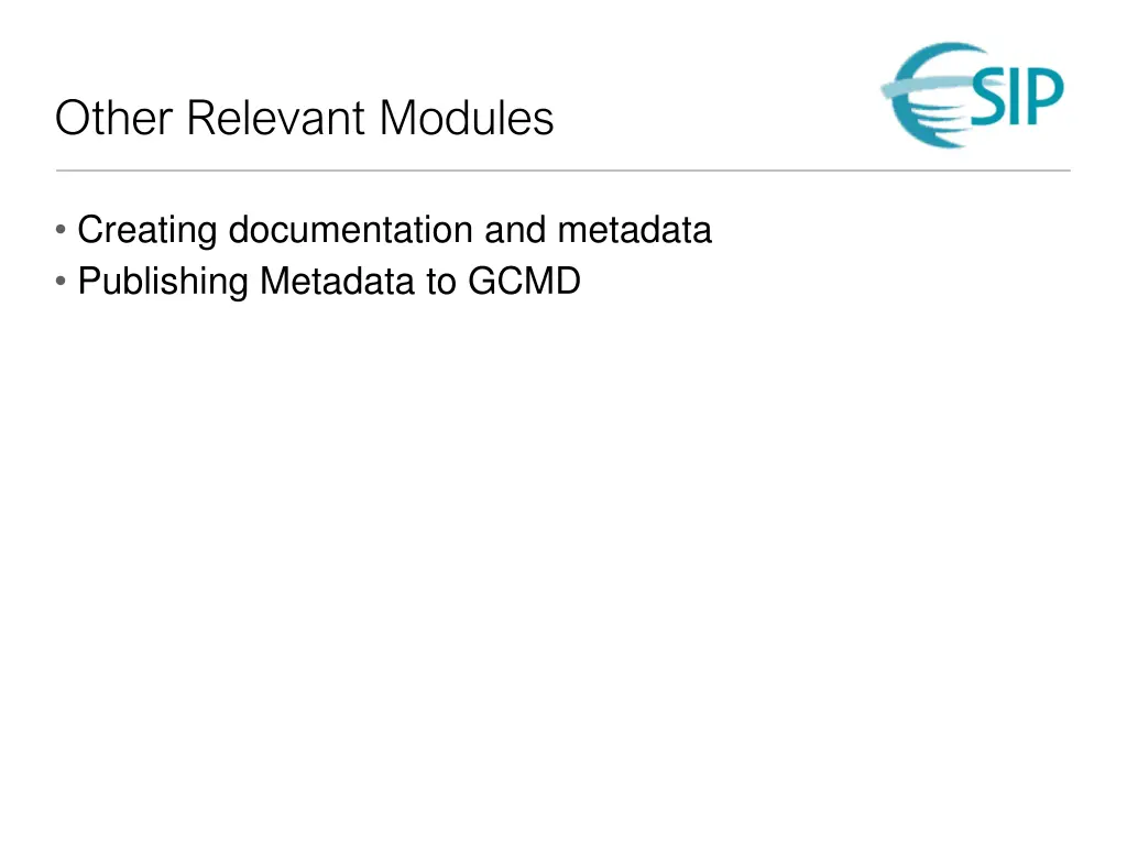 other relevant modules
