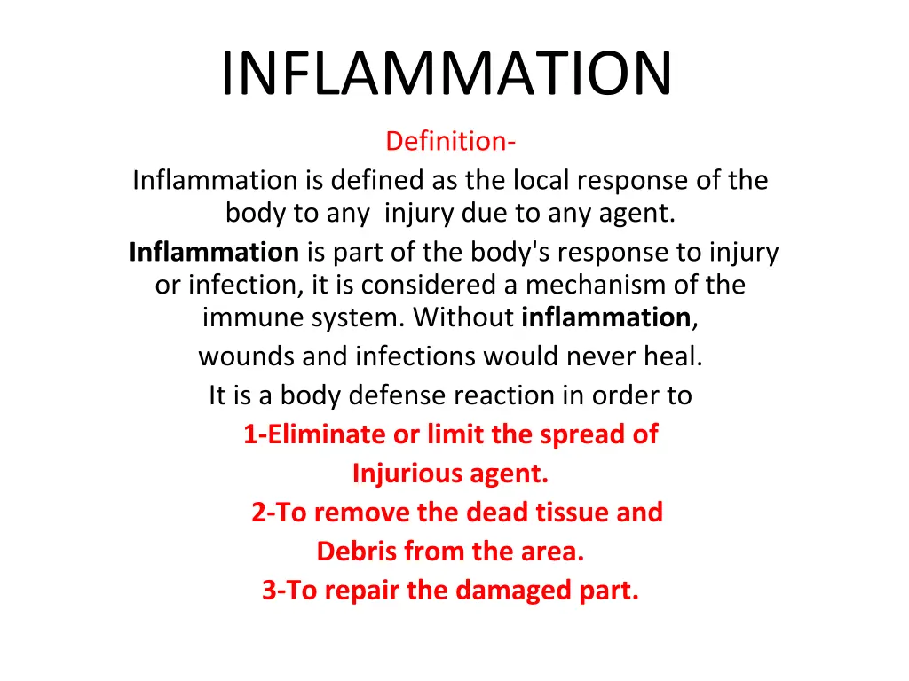 inflammation