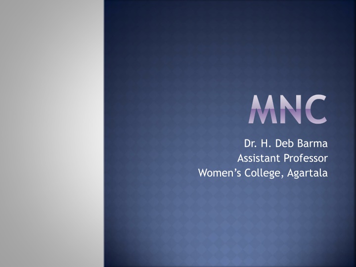 mnc dr h deb barma assistant professor women