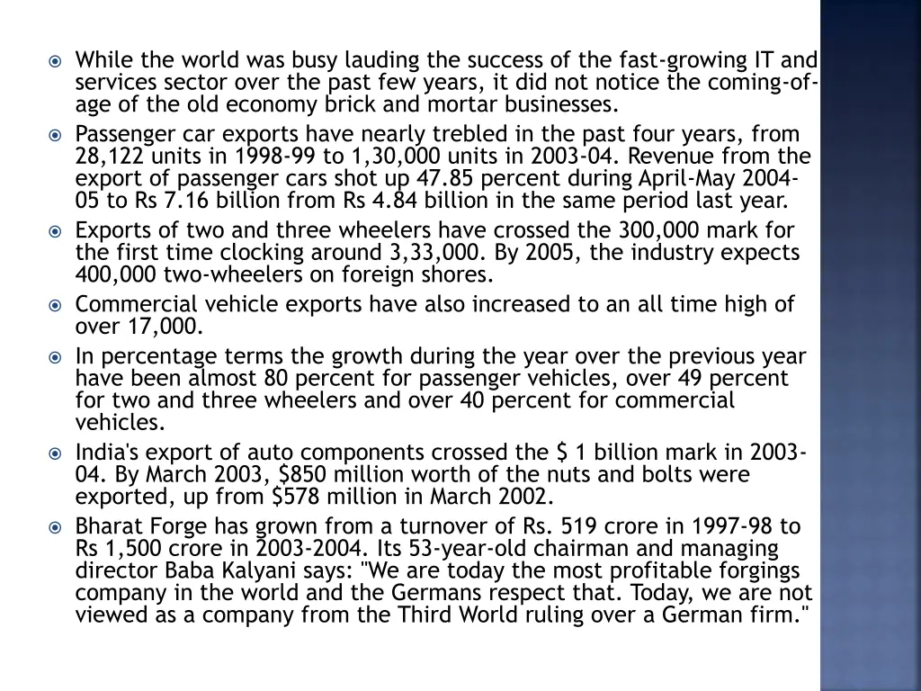 while the world was busy lauding the success