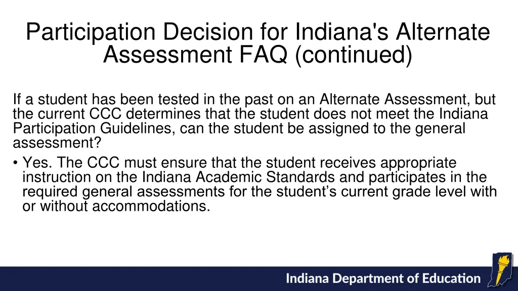 participation decision for indiana s alternate 2