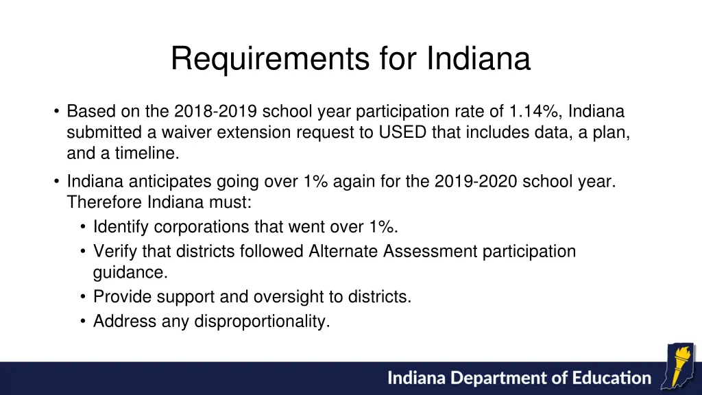 requirements for indiana