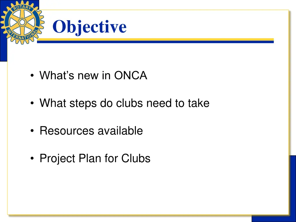objective