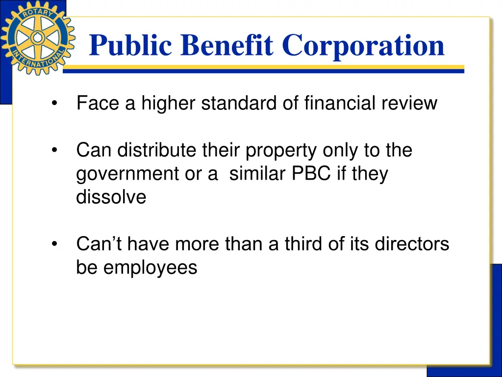 public benefit corporation