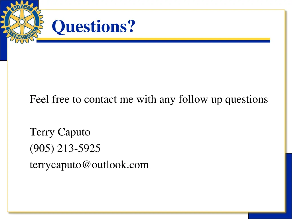 questions