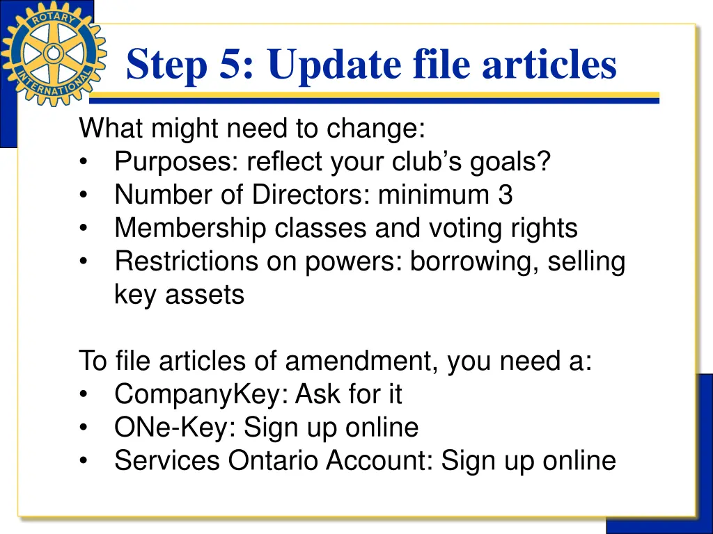 step 5 update file articles