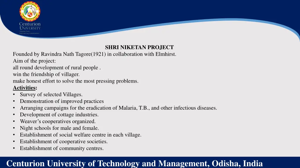 shri niketan project