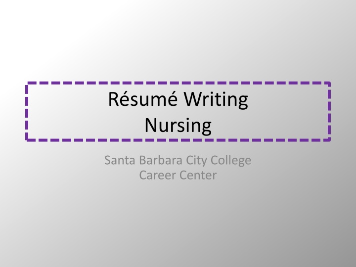 r sum writing nursing