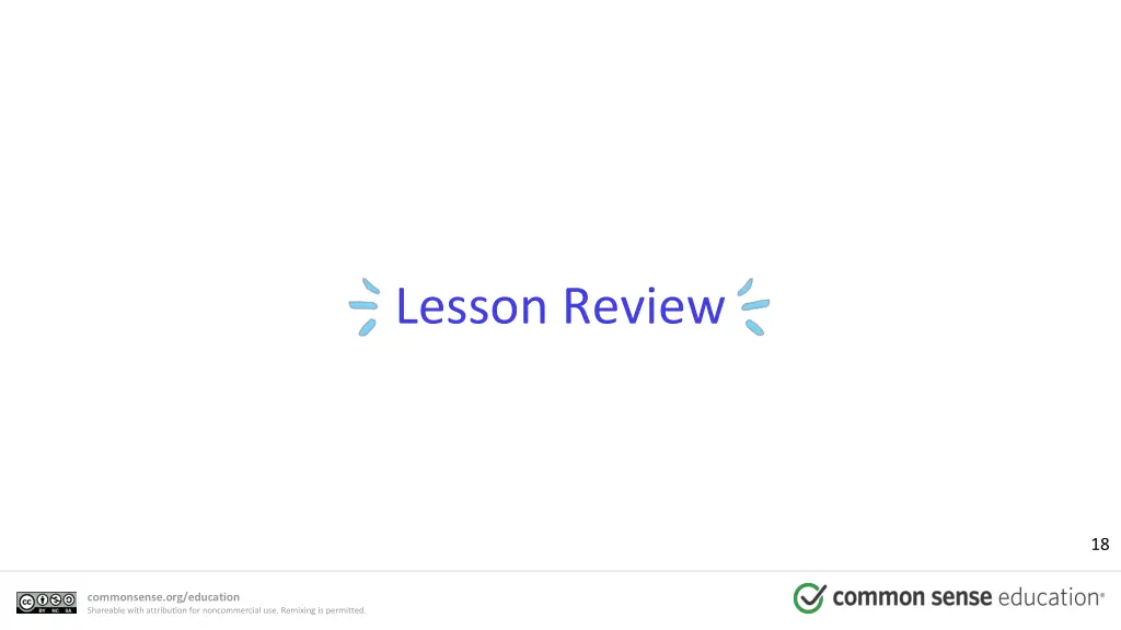 lesson review