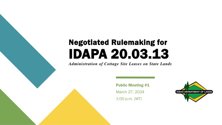 negotiated rulemaking for negotiated rulemaking