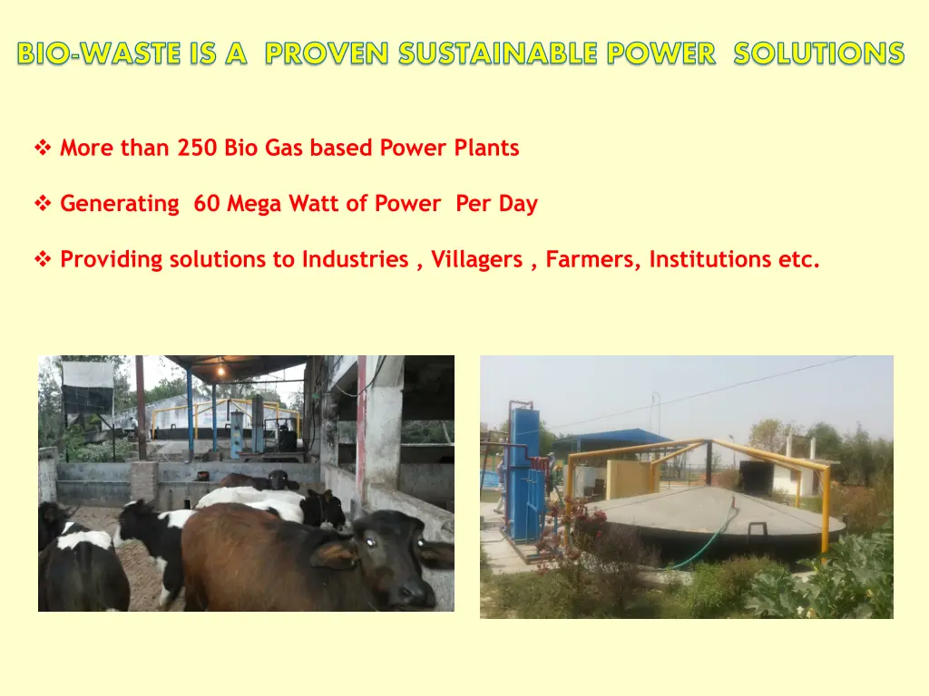 bio waste is a proven sustainable power solutions