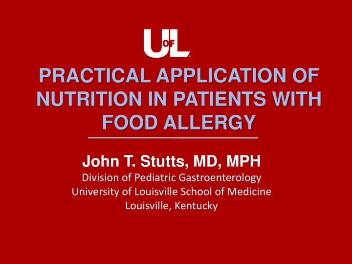 practical application of nutrition in patients