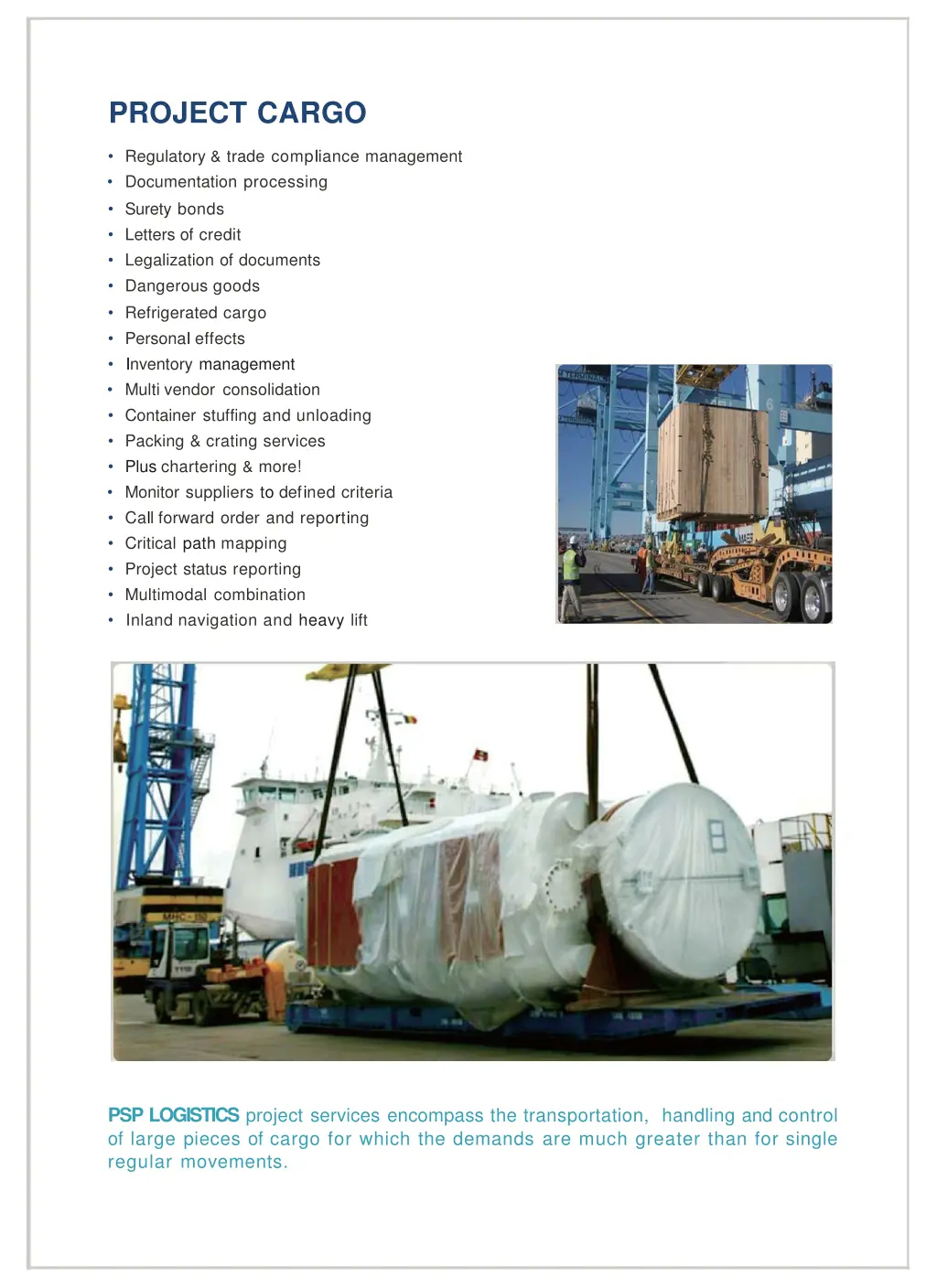 project cargo