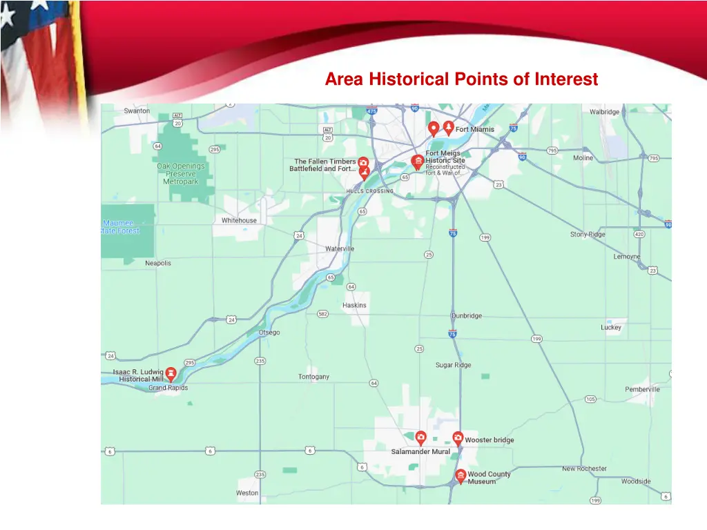 area historical points of interest