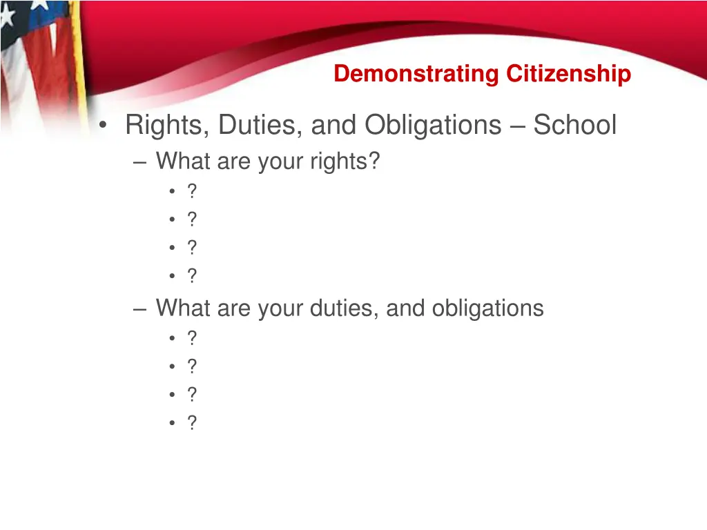 demonstrating citizenship 2