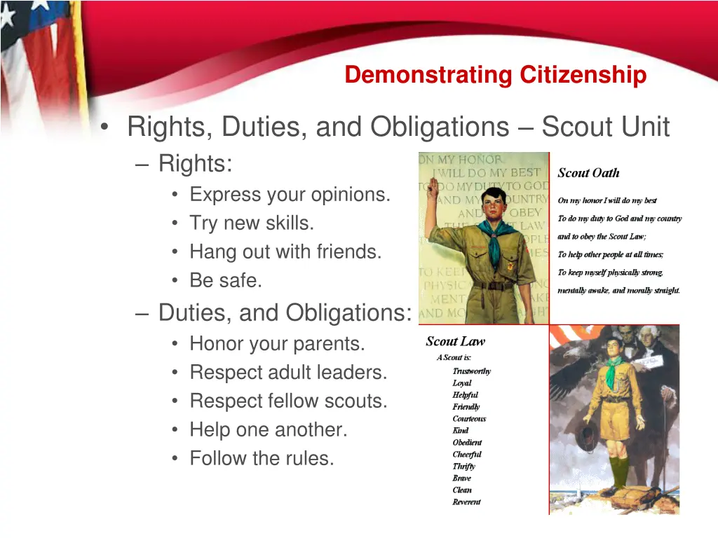 demonstrating citizenship