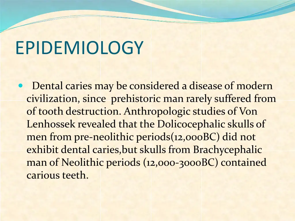 epidemiology