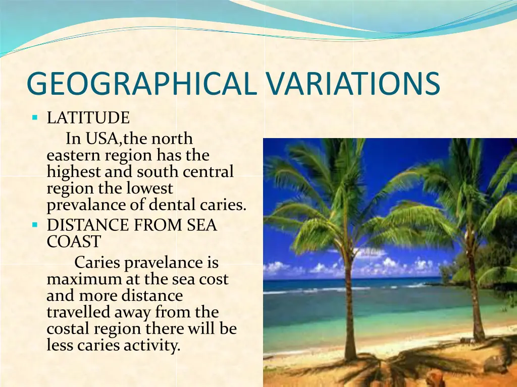geographical variations latitude in usa the north
