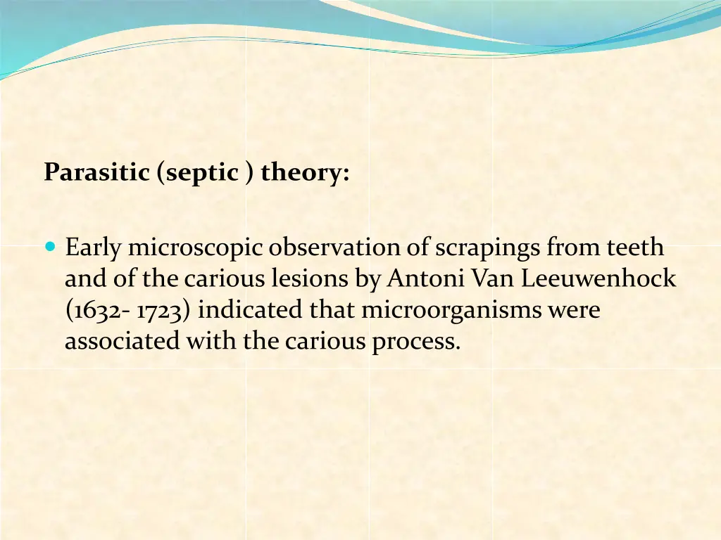 parasitic septic theory