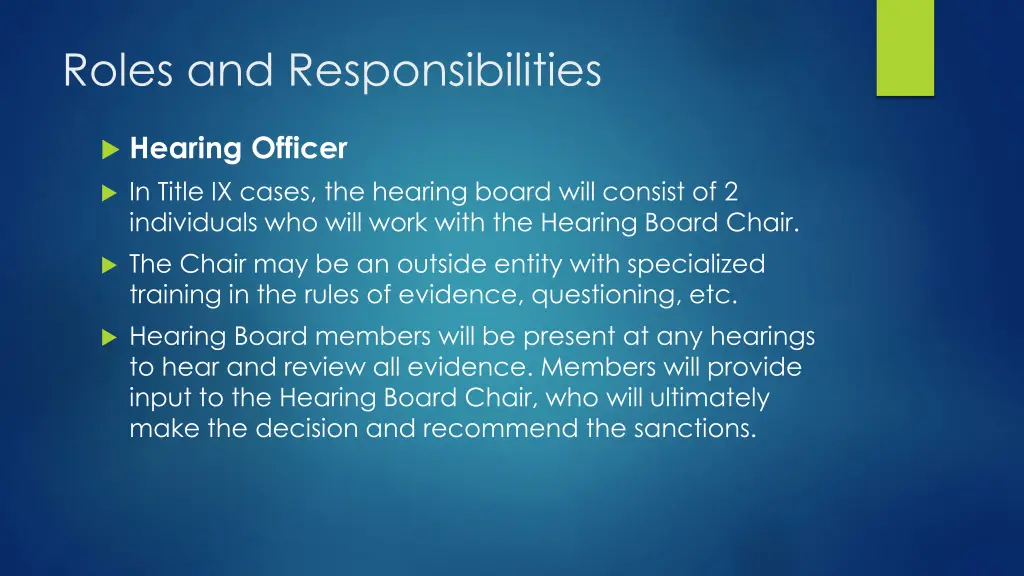 roles and responsibilities 6