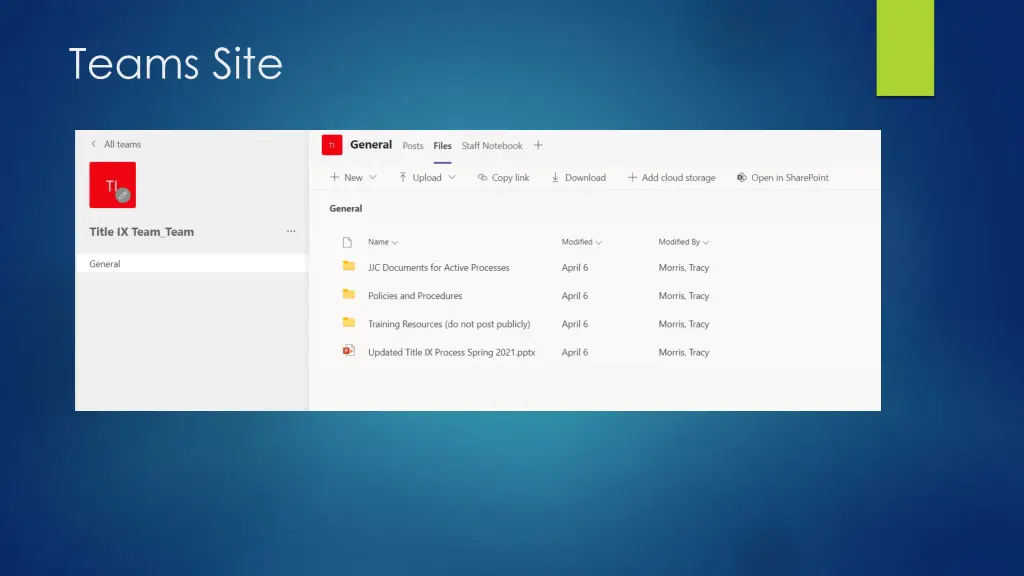 teams site